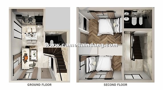 Amara Floor Plan House and Lot in Indang